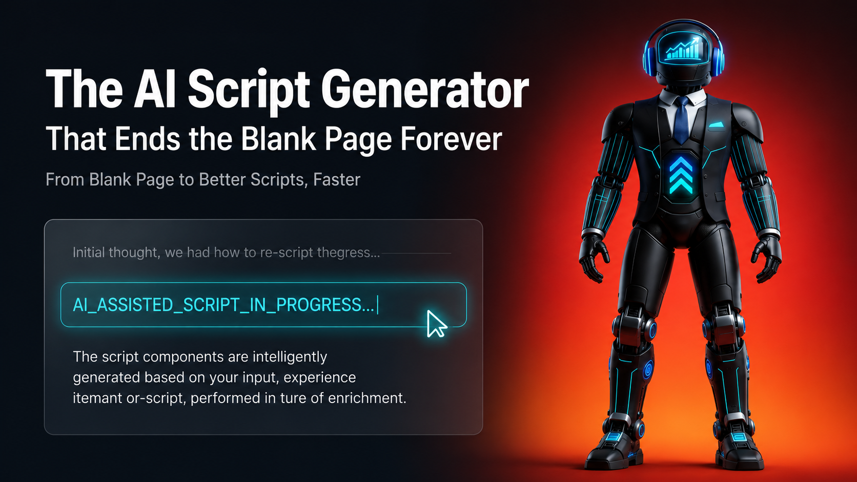 The AI Script Generator That Ends the Blank Page Forever