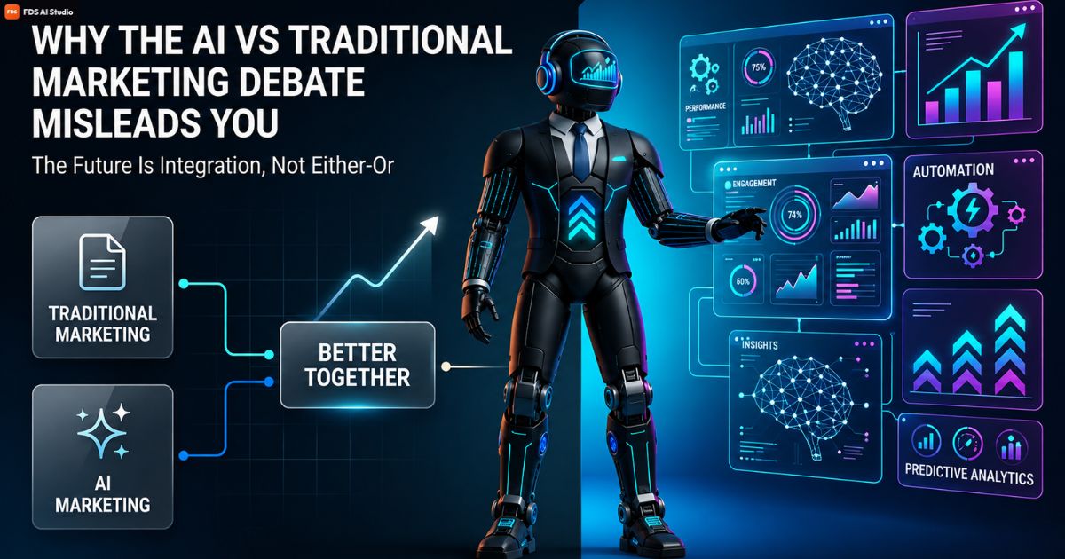 Why the AI vs Traditional Marketing Debate Misleads You