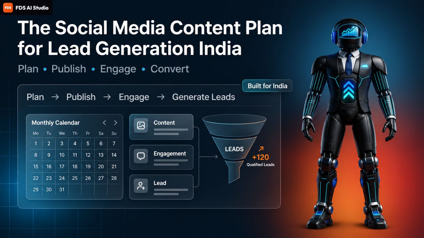 The Social Media Content Plan for Lead Generation India