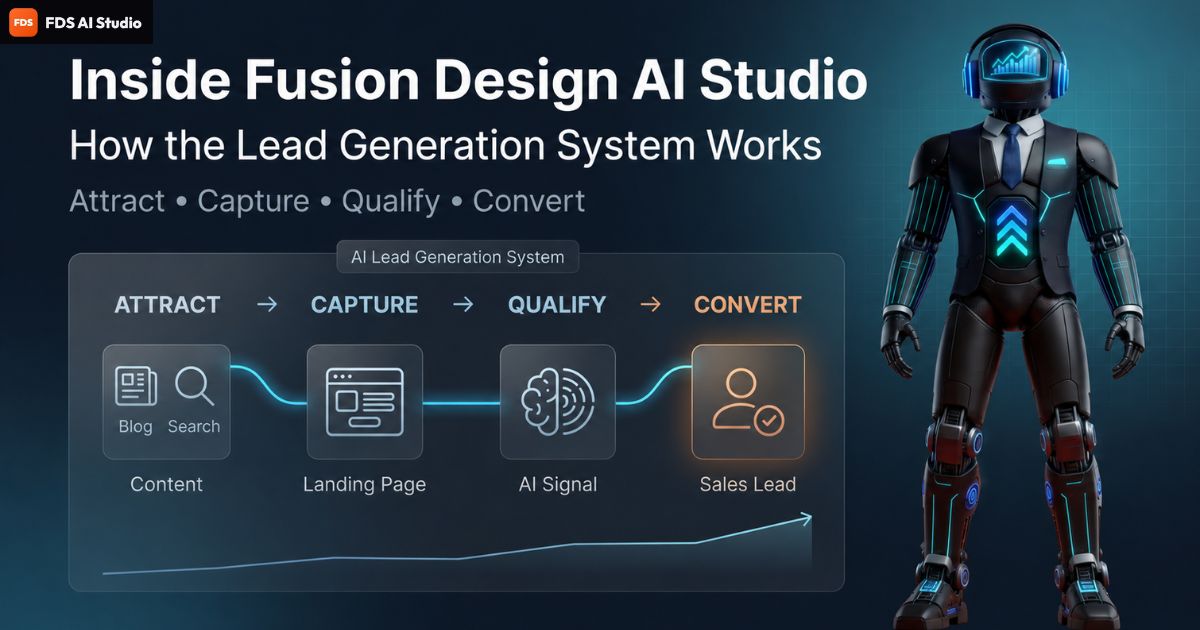 Inside Fusion Design AI Studio: How the Lead Generation System Works