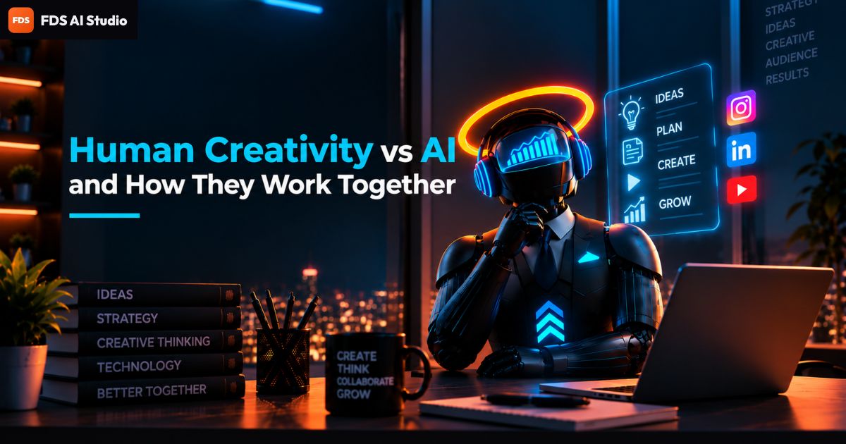 Human Creativity vs AI and Why the Two Work Best Together